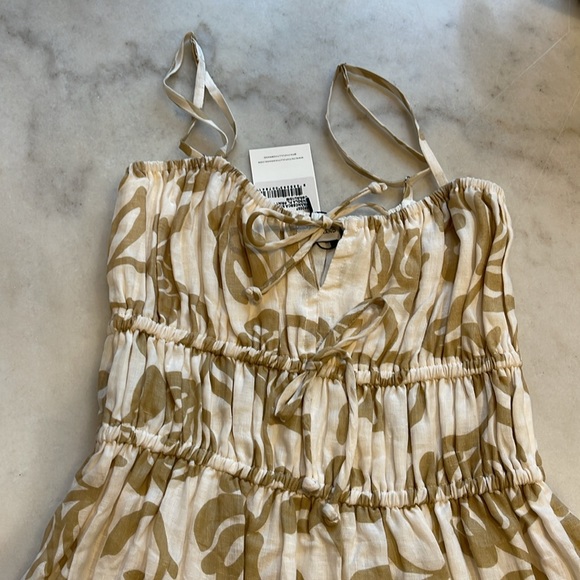 FAITHFULL THE BRAND FRANCESCA LINEN MIDI DRESS - Picture 10 of 12